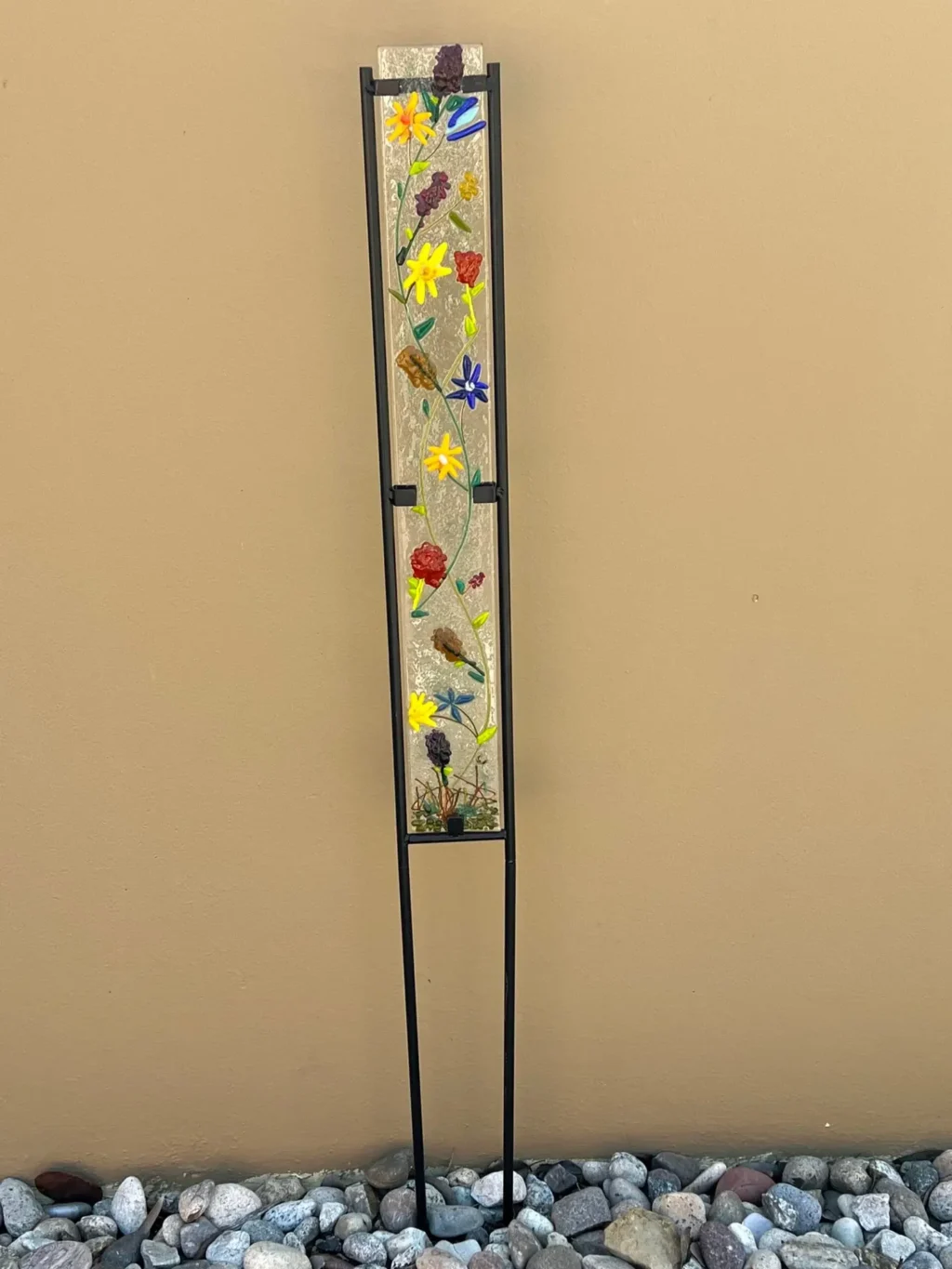 Large Floral Garden Stake - Image 4