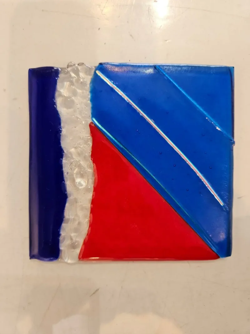 Signal Shift - Fused Glass