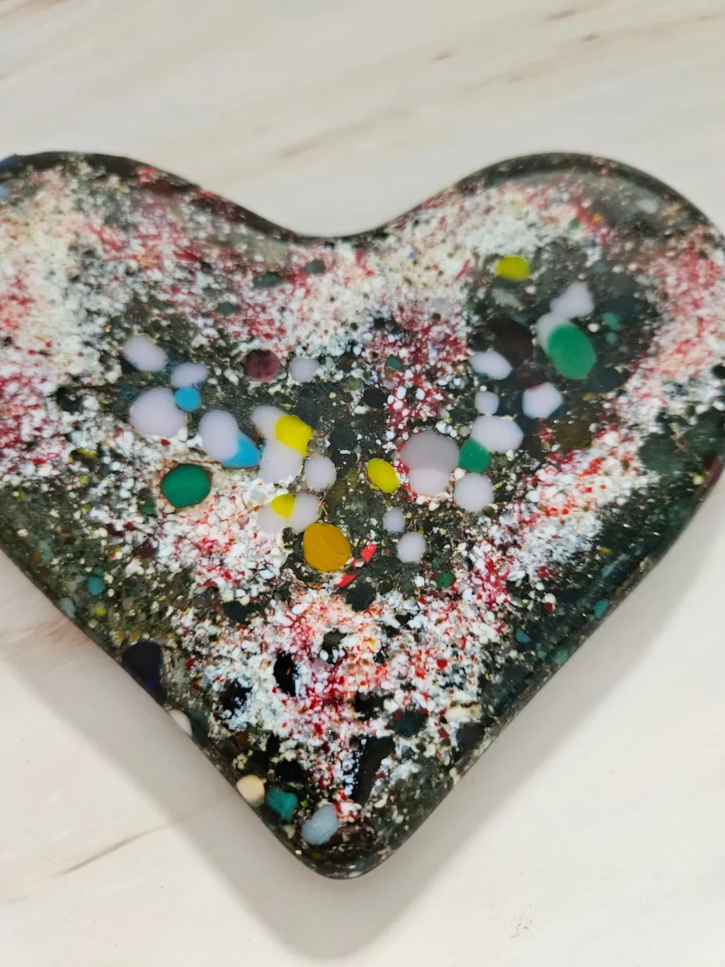 "Starry Love" Heart 5" x 6" - Image 3