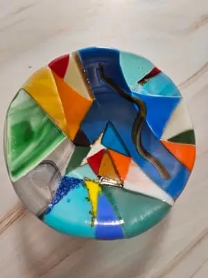 "Colorflow Mosaic" Bowl 6-1/2" Round - Image 3