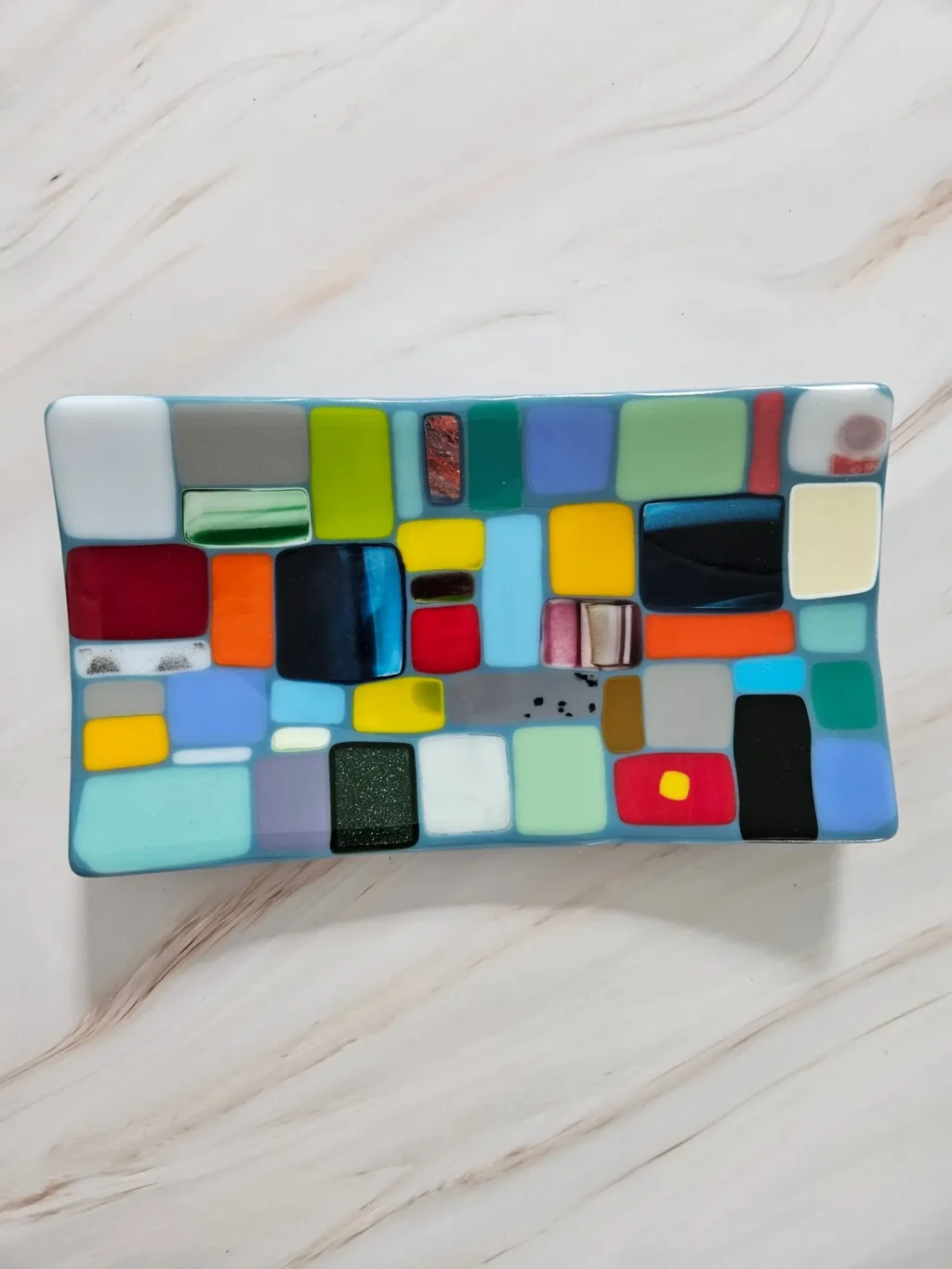 “Modern Harmony” - Fused Glass