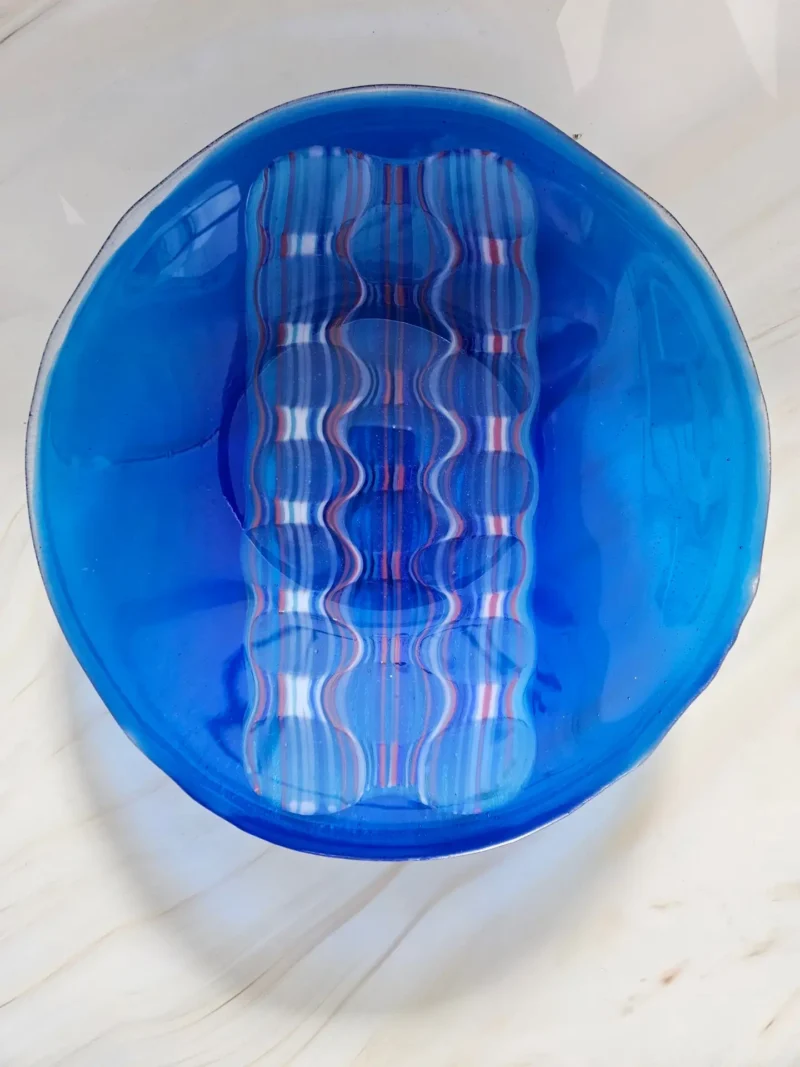 "Radar Wave" Bowl 9-1/2" Round - Image 2