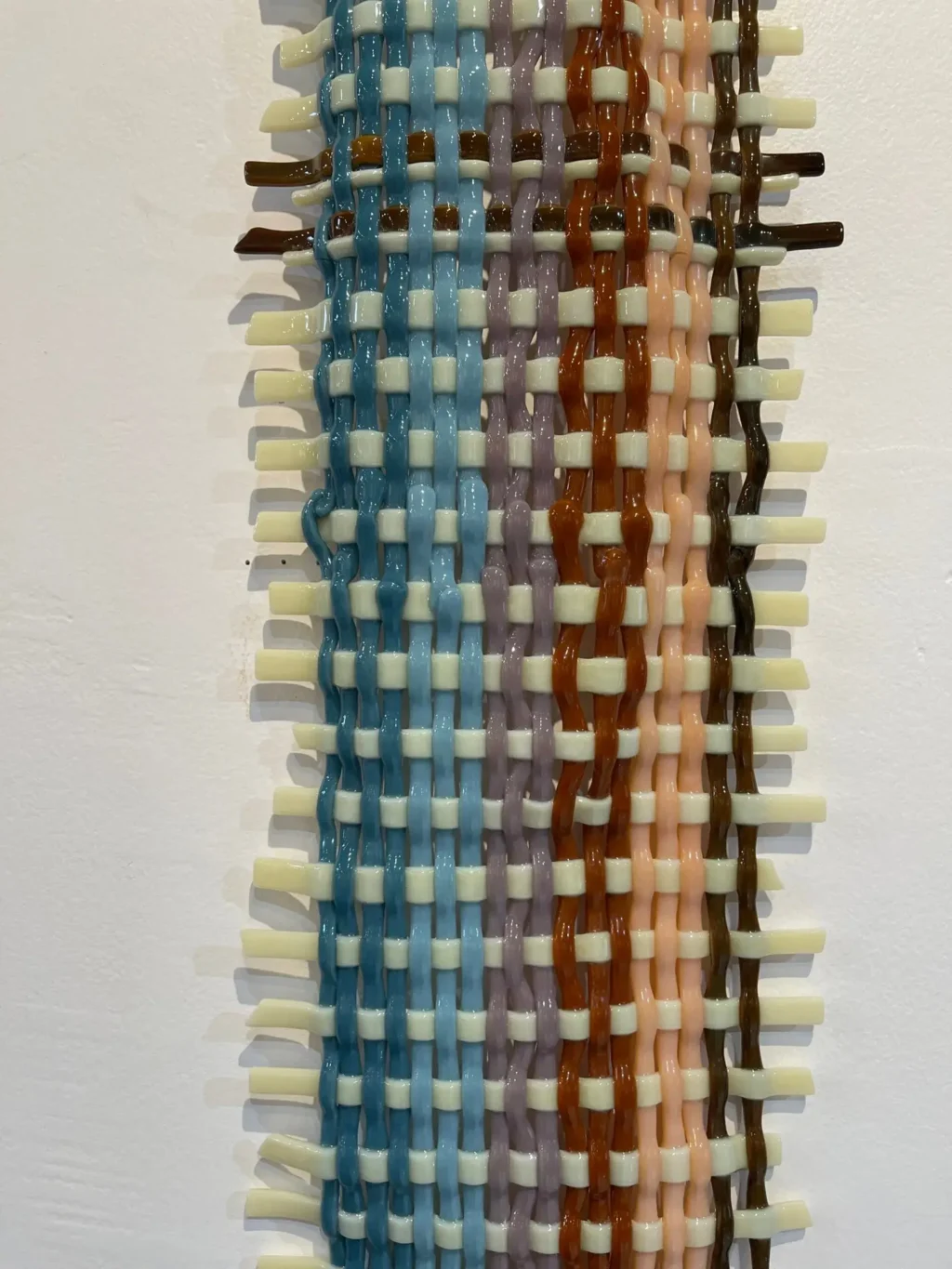 "Woven Whispers" Wall Art 24" x 8" - Image 2