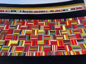 "Global Mosaic" 14" x 7" Tray - Image 2