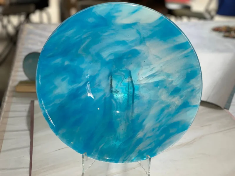 "Swirl of Dreams" 14-1/2" Round Bowl - Image 2