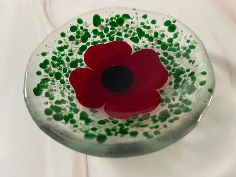 Poppy Dish 4" Round - Image 2