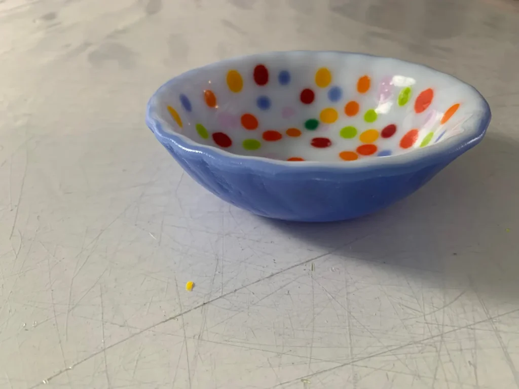 "Polka Dot Party" Bowl 5" Round - Image 2