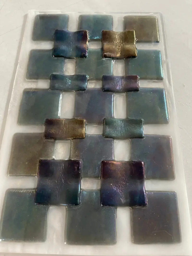 "Smoky Layers" Table Art 7" x 10-1/2" - Image 2