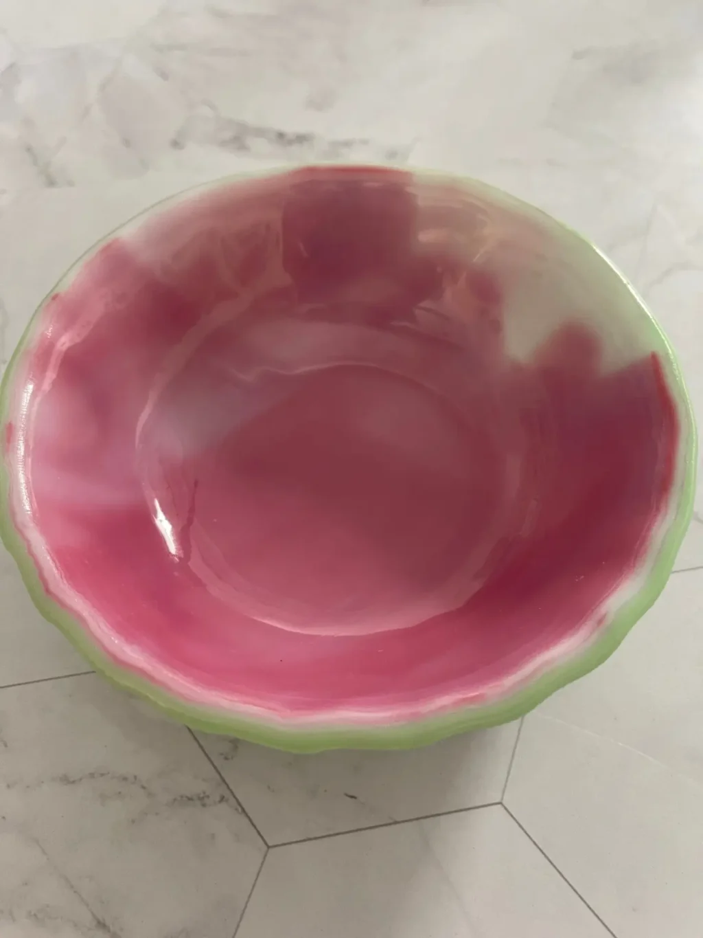 “Summer Sorbet” Bowl 5″ Round - Fused Glass