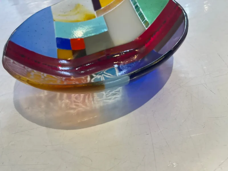 "Bold Patchwork" Bowl 10 1/2 " - Image 3