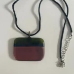 “On The Horizon” Pendant 1-1/2″ x 2″ - Fused Glass