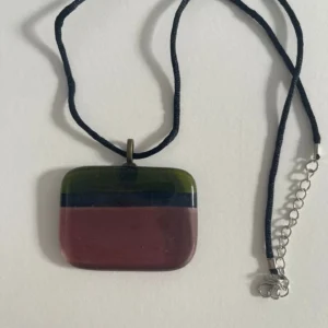 “On The Horizon” Pendant 1-1/2″ x 2″ - Fused Glass