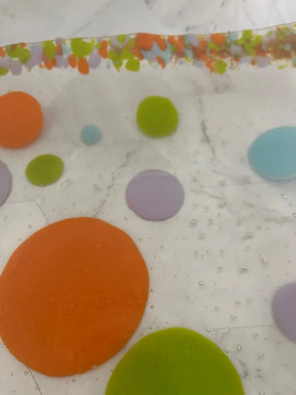 "Fiesta Bubbles" Square Platter 12" - Image 3