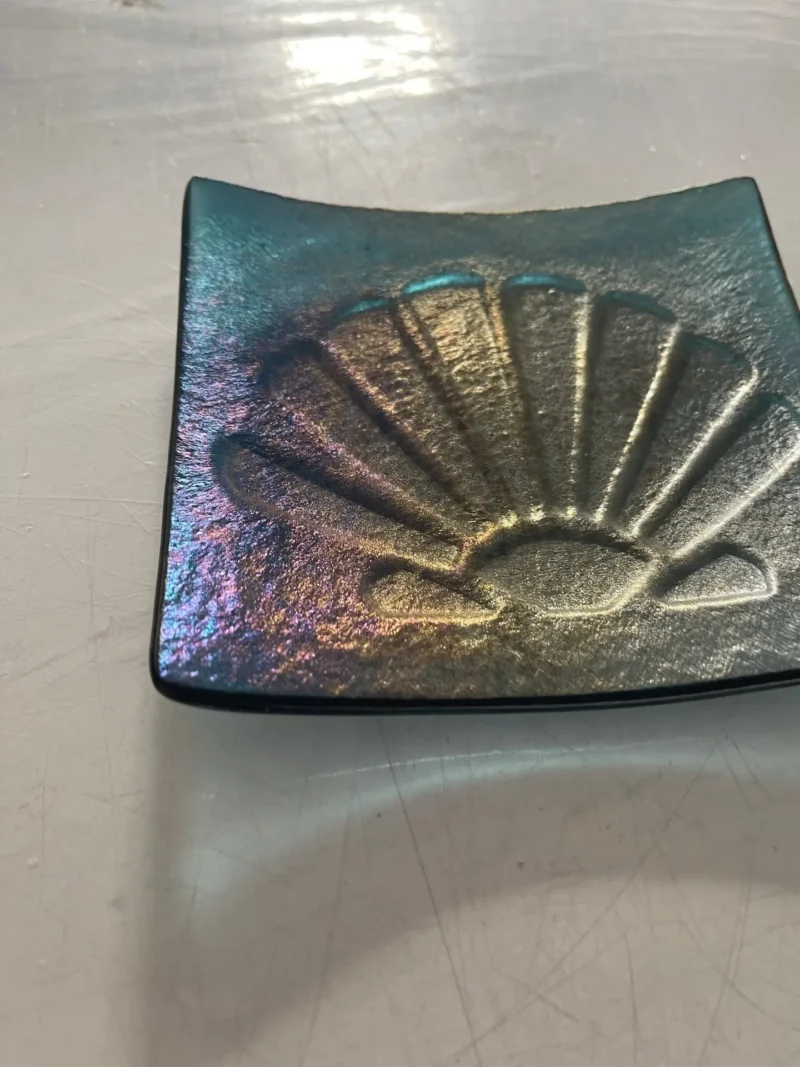 "Seashell Sonata" Table Art 5" x 5" - Image 3
