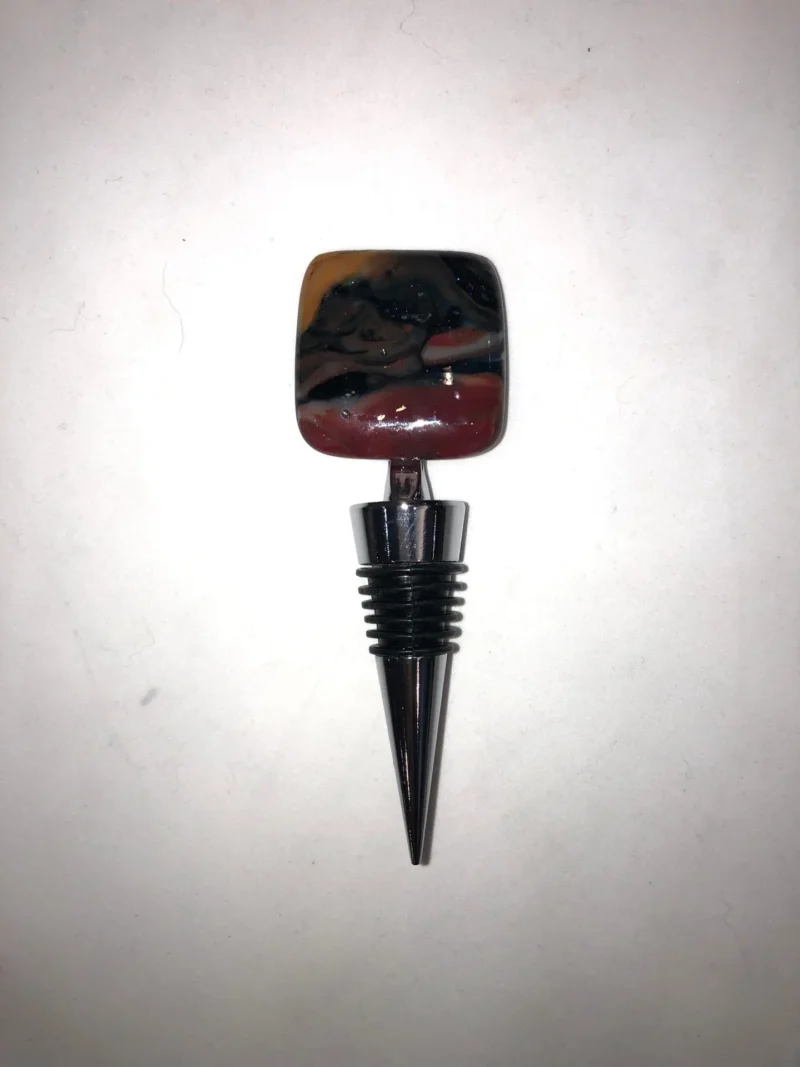 Wine Bottle Stoppers - Fused Glass