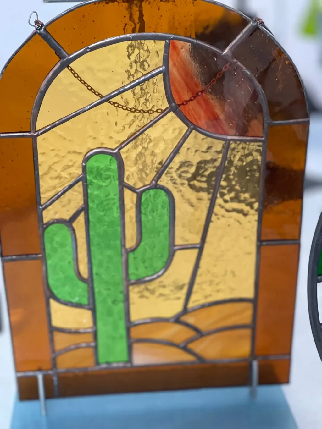 Desert Sunrise Panel - Stained Glass