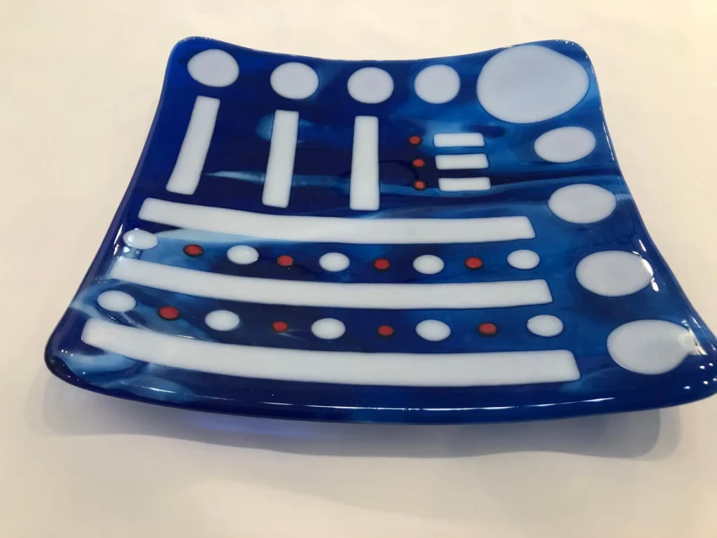 Plates / Platters Fused Glass 10×10 - Fused Glass