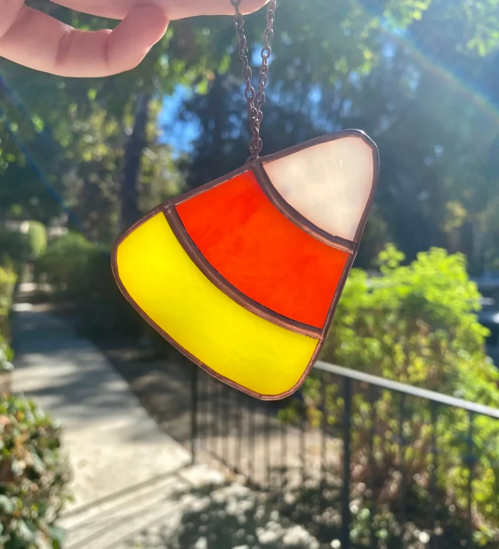 Candy Corn Delight - Stained Glass