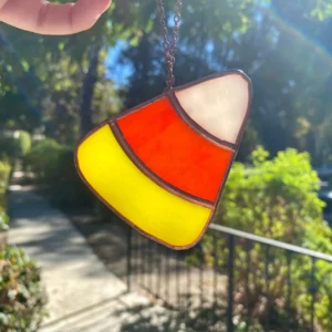 Candy Corn Delight - Stained Glass