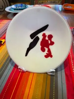 11" Round Bowl with an Asian Flair