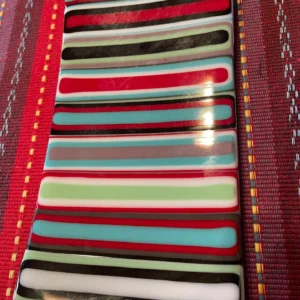 Layers of Fused Glass Tray 6″ x 10″ - Fused Glass