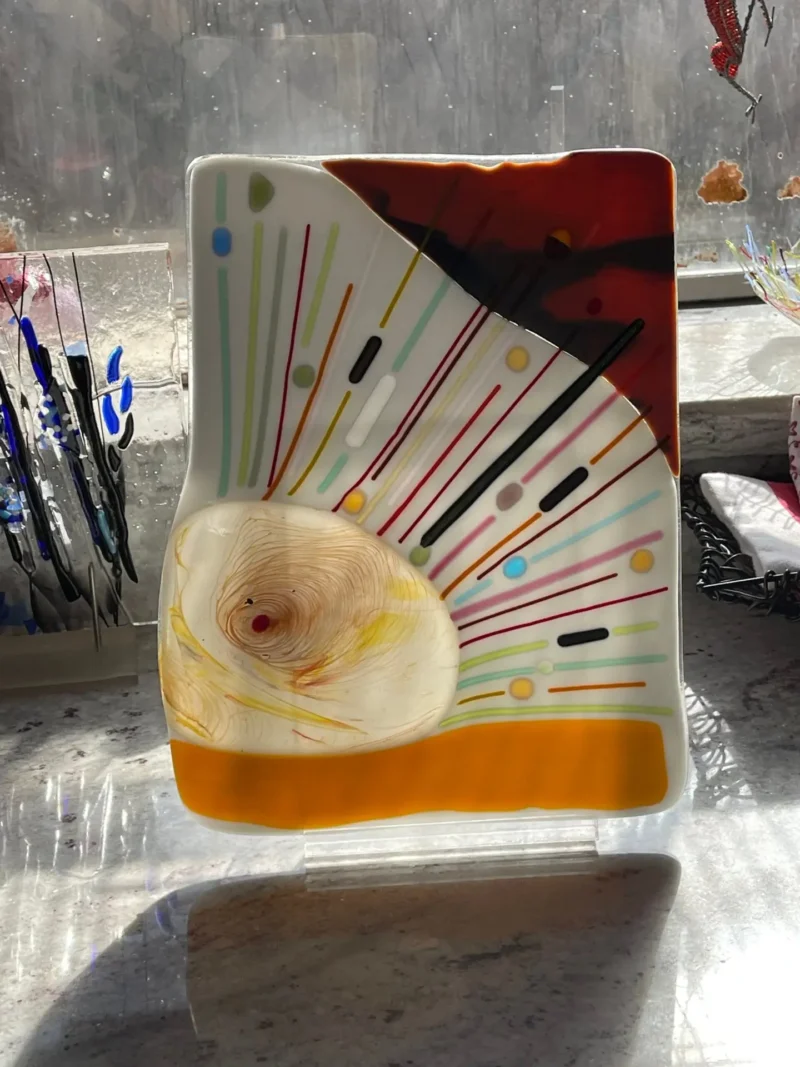 Abstract Table Art 7" x 10" - Image 2