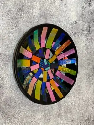 15" Dichroic Glass Tray - Image 3