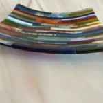 Striped Horizon - Fused Glass