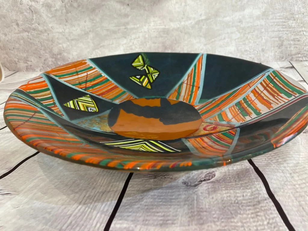 16" Aztec Design Bowl - Image 5