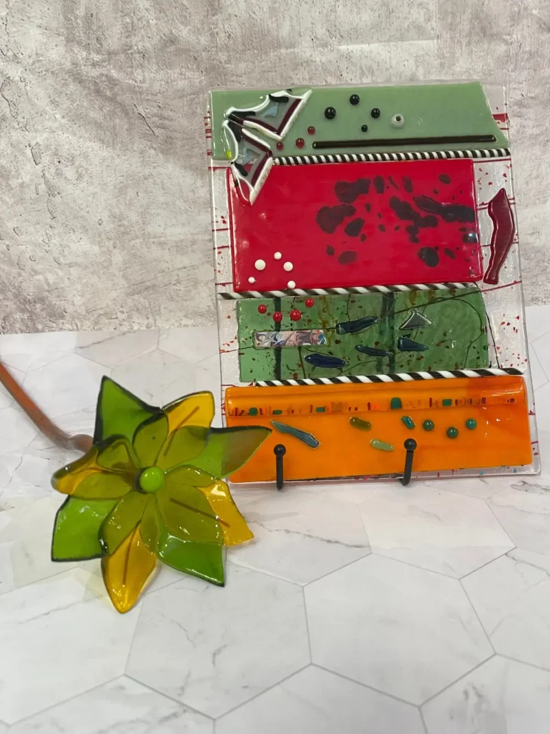 Garden Signals - Fused Glass