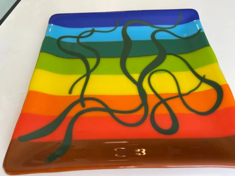 10" X 10" Rainbow Tray - Image 2