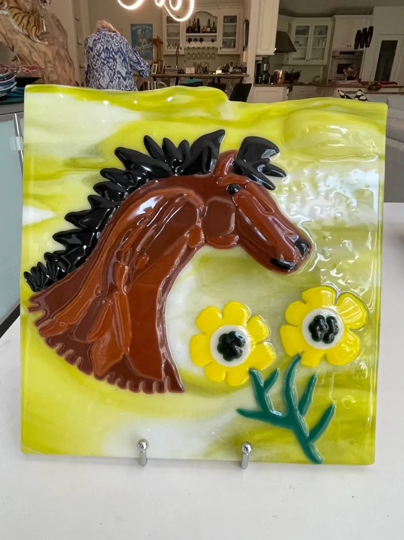 Horse Sculpture 10" x 10" - Image 3