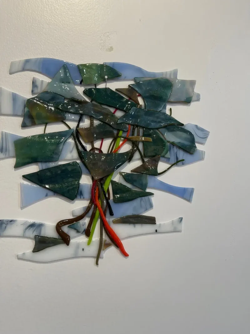 Abstract Tree Wall Hanging - Fused Glass