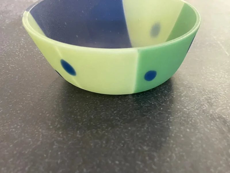 Green and Blue Pebble Bowl - Image 3