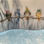 Snow Day Sing-Along - Fused Glass