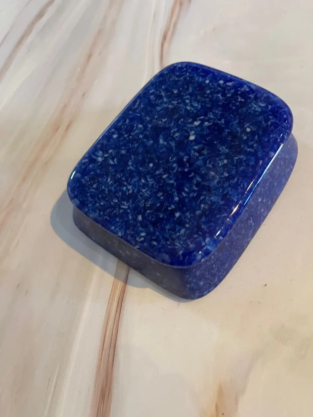 Cobalt Blue Box for Your Wishes and Dreams 4" x 3-1/2" - Image 3