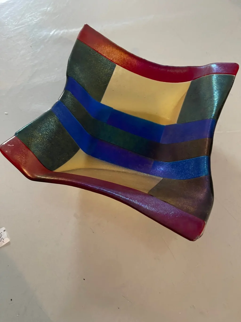 Square Bowl 8″ x 8″ - Fused Glass