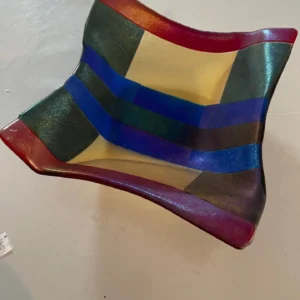 Square Bowl 8″ x 8″ - Fused Glass