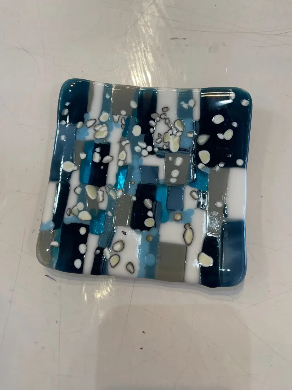 Small Dish 5″ x 5″ - Fused Glass