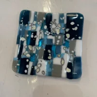 Small Dish 5″ x 5″ - Fused Glass