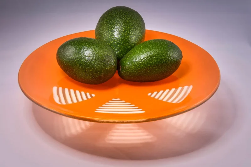 Orange Creamicle Plate 10 1/2″ Round - Fused Glass