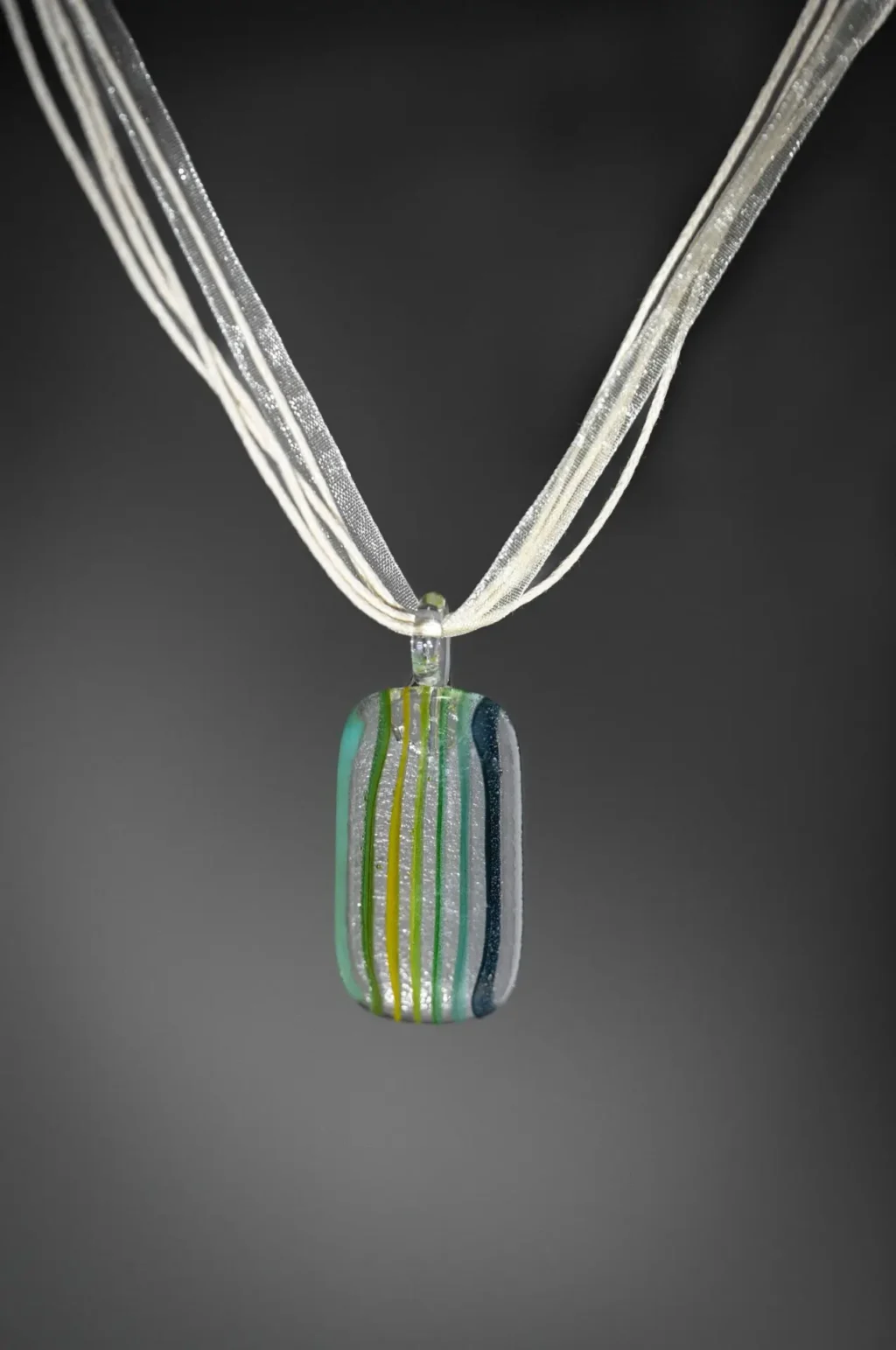 Layered Pendant - Fused Glass