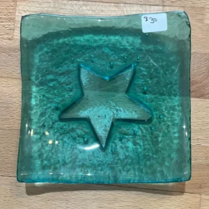 Transparent Star Trinket Dish - Fused Glass