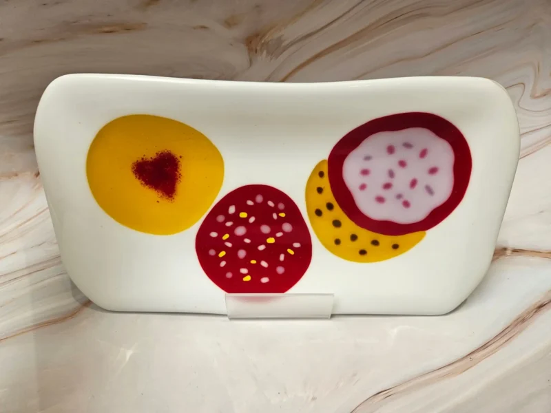 Playful Circles - Fused Glass