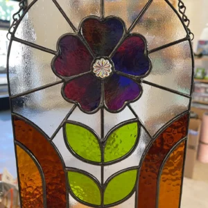 Blooming Radiance Stained Glass - Stained Glass