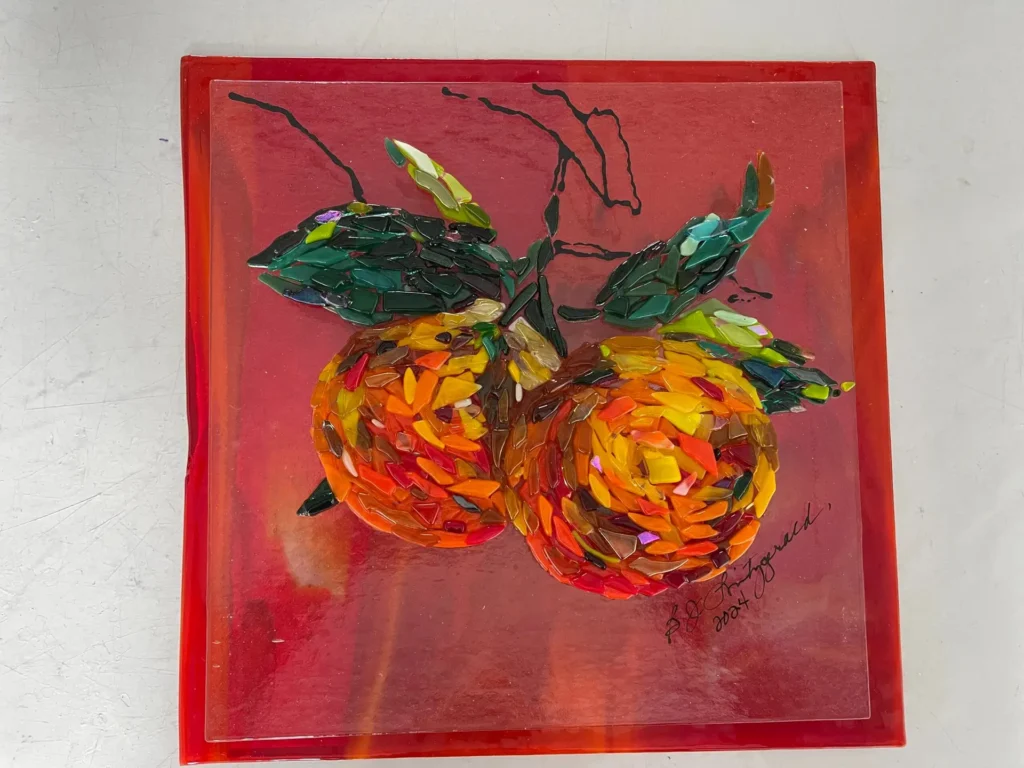 Citrus Splendor - Fused Glass