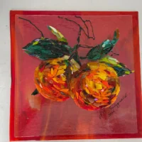 Citrus Splendor - Fused Glass
