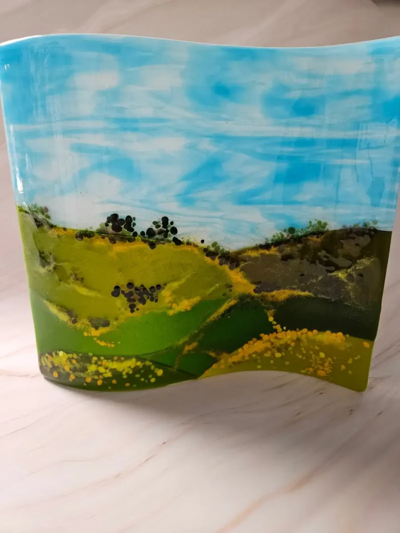 Rolling Hills Table Art Landscape - Image 4