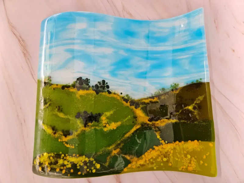 Rolling Hills Table Art Landscape - Image 3