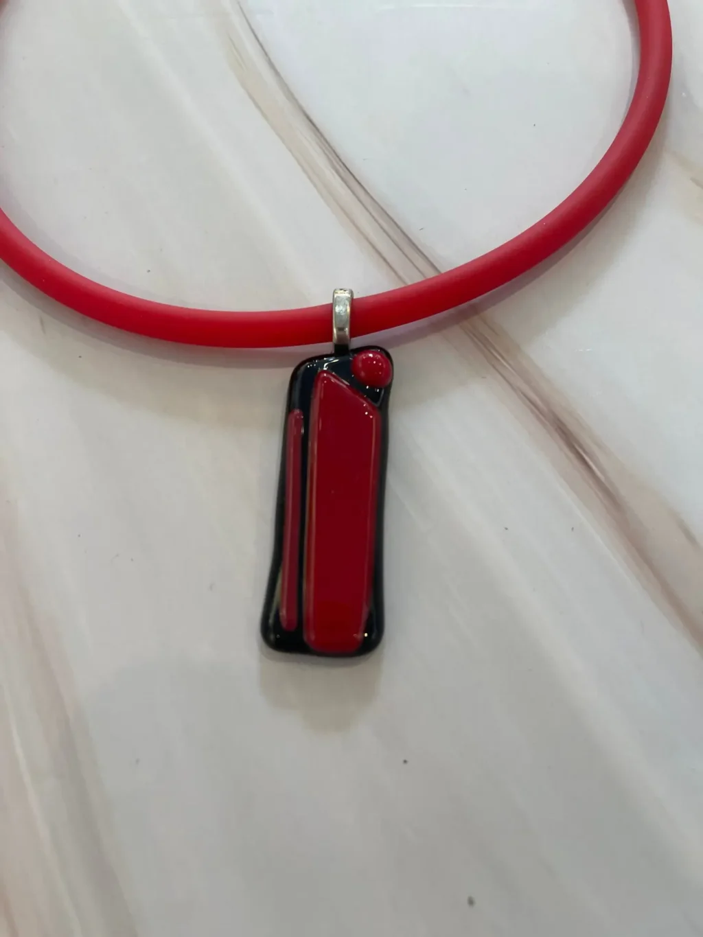 Crimson Cascade Pendant - Image 2